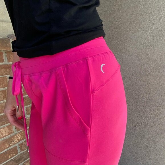 Zyia Hot Pink Unwind Joggers - Picture 3 of 4